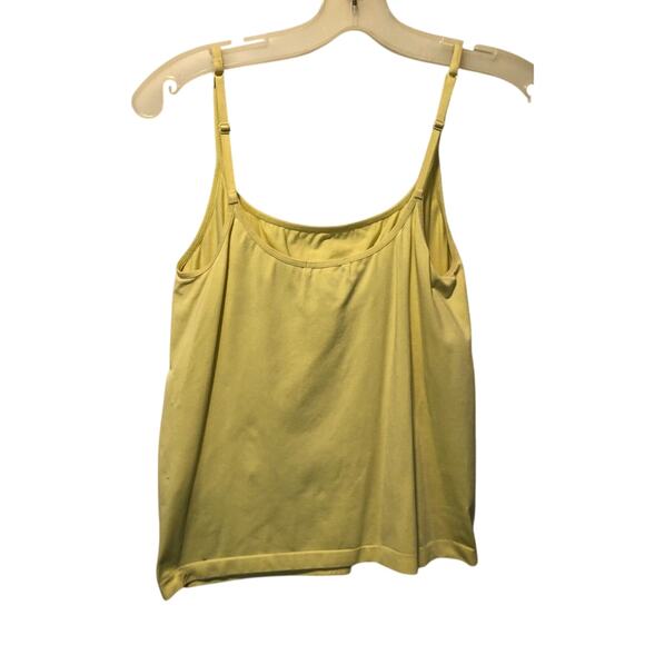 Cache Tank Top Cami Lot 2 Black Yellow Size M Stretch Adjustable Strap - Picture 5 of 6